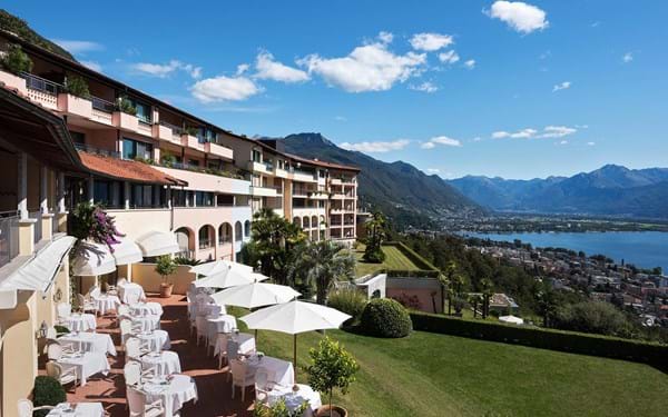 Ferien hotel Boutique hotel Luxushotel Villa Orselina Locarno Lago Maggiore Tessin Schweiz