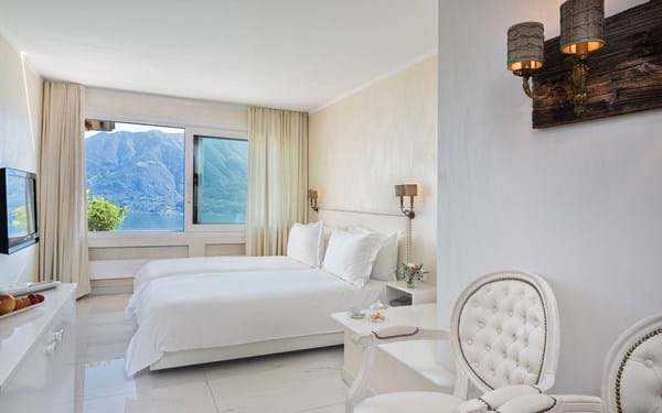Incantevole camera doppia Albergo per vacanze Boutique hotel Hotel di lusso Villa Orselina Locarno Lago Maggiore Ticino Svizzera