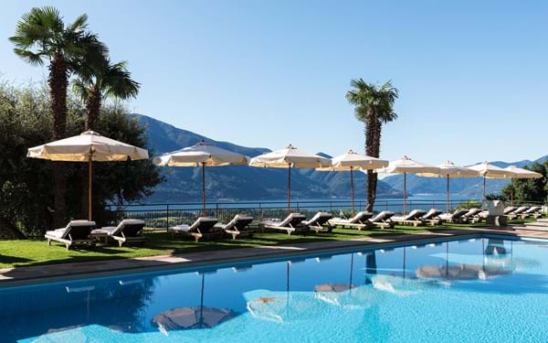 wellness hotel sauna spa pool swimming pool fitness yoga Vacation Holiday Hotel Boutique hotel Luxury Hotel Villa Orselina Locarno Lake Maggiore Ticino Switzerland